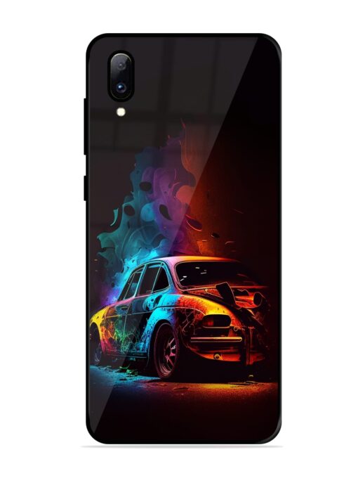 High Classic Car Art Glossy Metal Phone Cover for Vivo Y97 Zapvi