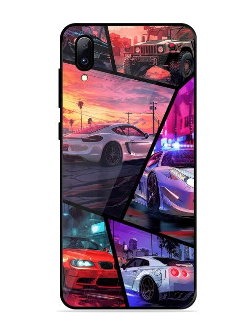 Ride In Pixels Glossy Metal Phone Cover for Vivo Y97 Zapvi