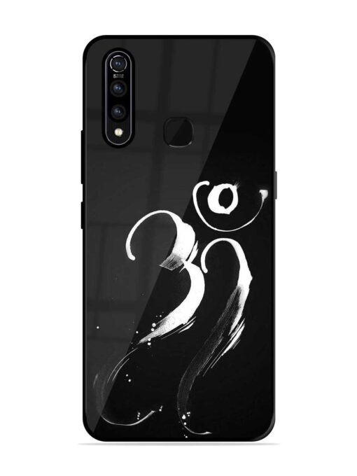 Om Logo Glossy Metal Phone Cover for Vivo Z1 Pro Zapvi