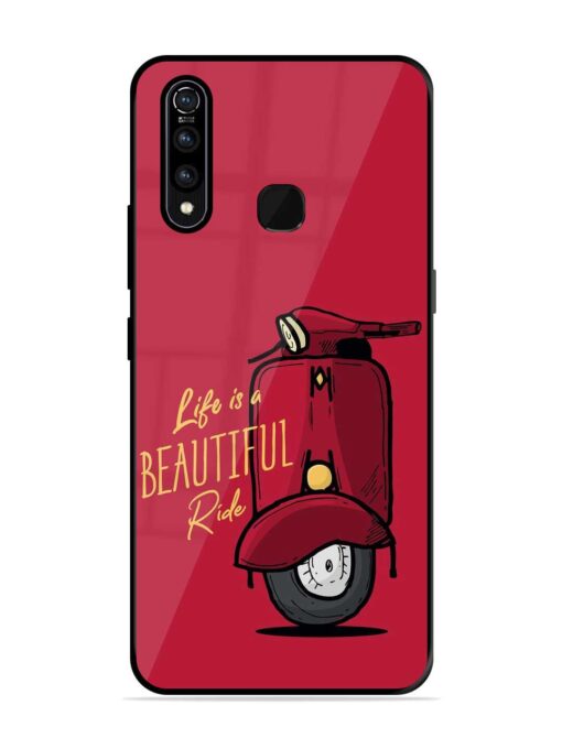 Life Is Beautiful Rides Glossy Metal Phone Cover for Vivo Z1 Pro Zapvi