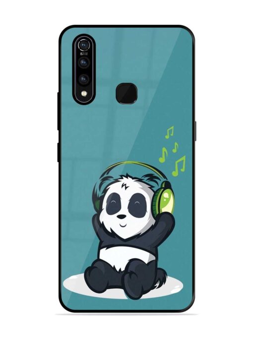 Music Panda Glossy Metal Phone Cover for Vivo Z1 Pro