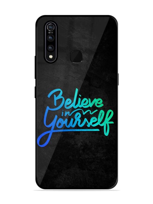 Believe In Yourself Glossy Metal Phone Cover for Vivo Z1 Pro Zapvi