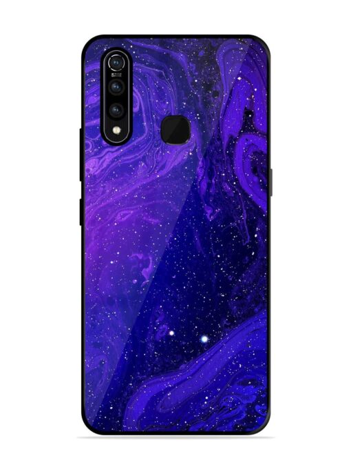 Galaxy Acrylic Abstract Art Glossy Metal Phone Cover for Vivo Z1 Pro Zapvi