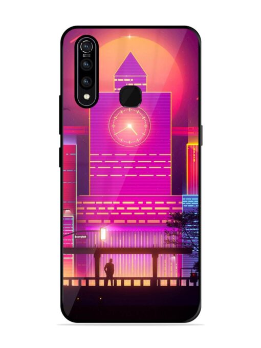 Clock Tower Glossy Metal TPU Phone Cover for Vivo Z1 Pro