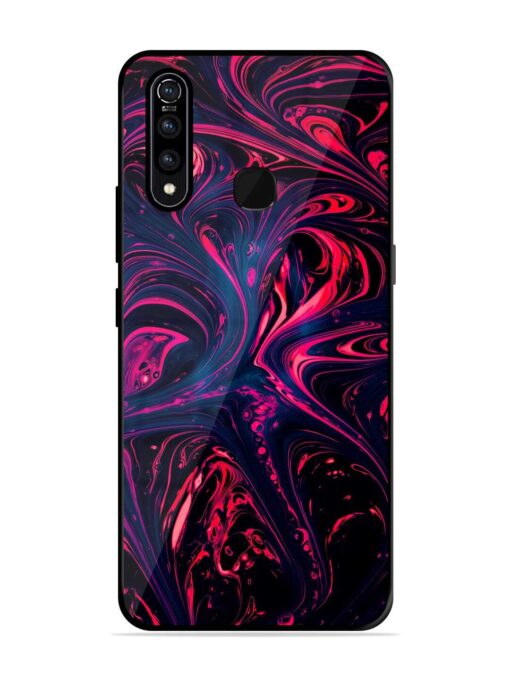 Abstract Background Glossy Metal Phone Cover for Vivo Z1 Pro Zapvi