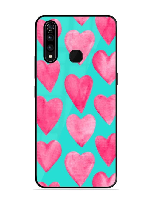 Beautiful Vector Illustration Glossy Metal Phone Cover for Vivo Z1 Pro