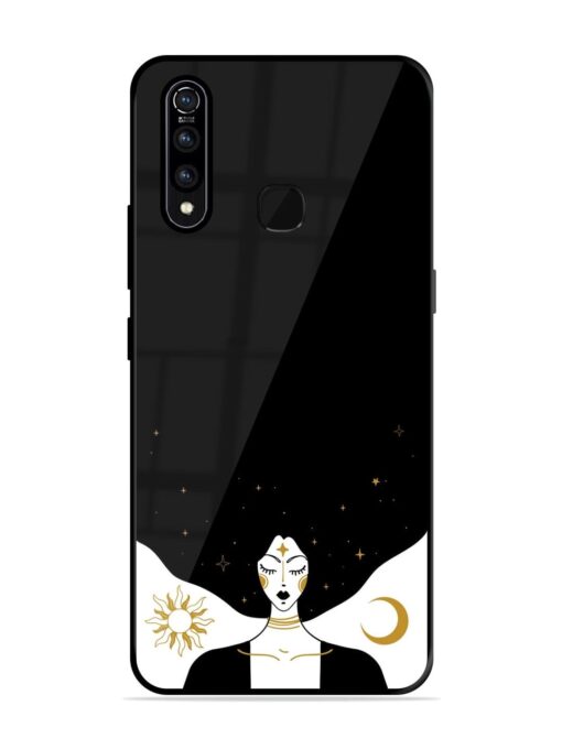 Mystical Vector Vintage Glossy Metal TPU Phone Cover for Vivo Z1 Pro