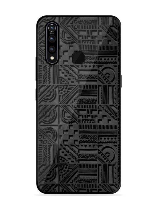 Seamless Pattern Glossy Metal Phone Cover for Vivo Z1 Pro Zapvi