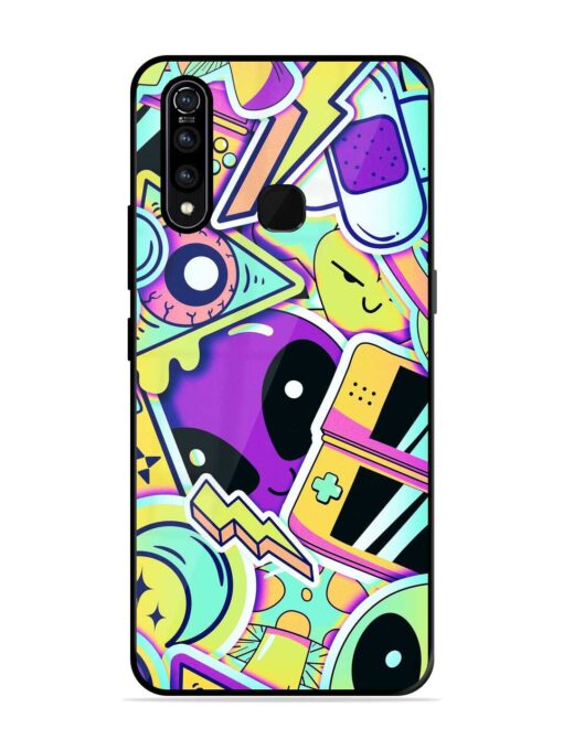 Scratch Art Glossy Metal Phone Cover for Vivo Z1 Pro Zapvi