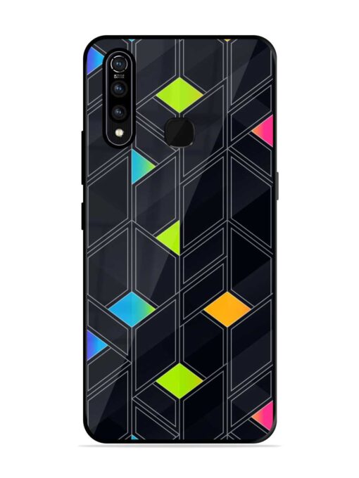 Abstract Mosaic Seamless Glossy Metal Phone Cover for Vivo Z1 Pro Zapvi