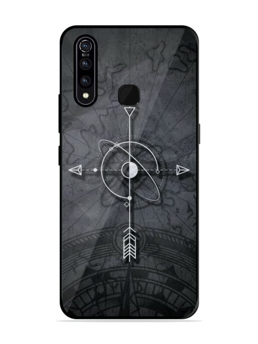 Lighting Cross Glossy Metal Phone Cover for Vivo Z1 Pro