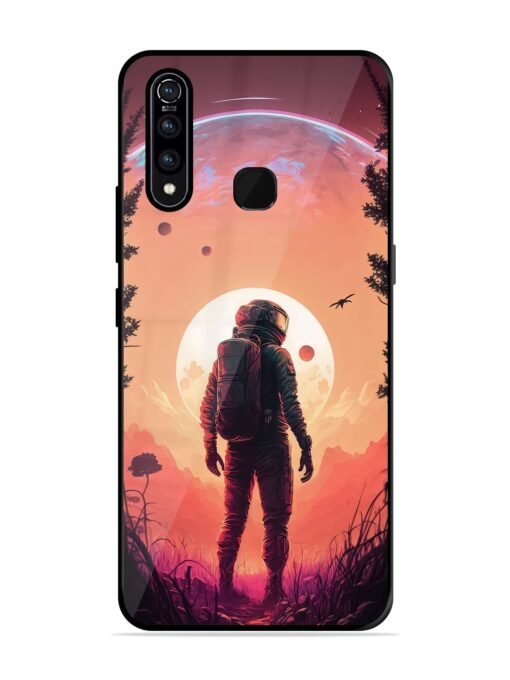 Red Sky At Morning Glossy Metal Phone Cover for Vivo Z1 Pro