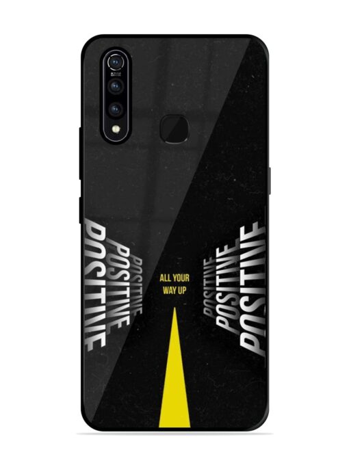 All Your Way Up Positive Glossy Metal Phone Cover for Vivo Z1 Pro Zapvi