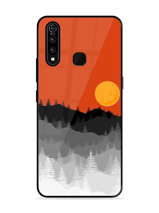 Mountain Lofi Sun Glossy Metal Phone Cover for Vivo Z1 Pro Zapvi