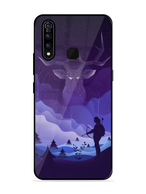 Deer Forest River Glossy Metal Phone Cover for Vivo Z1 Pro Zapvi