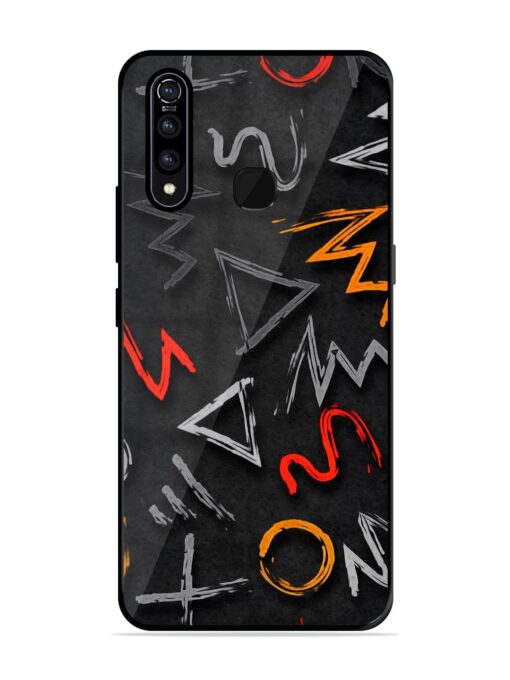 Grungy Graffiti Glossy Metal Phone Cover for Vivo Z1 Pro