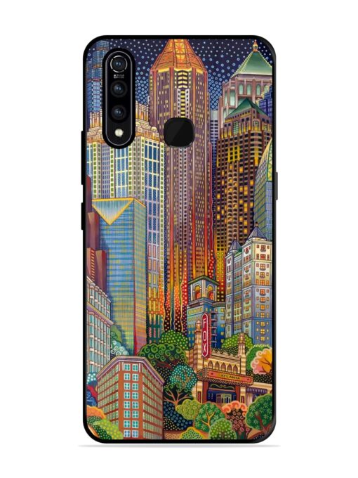 Cityscapes Art Glossy Metal Phone Cover for Vivo Z1 Pro