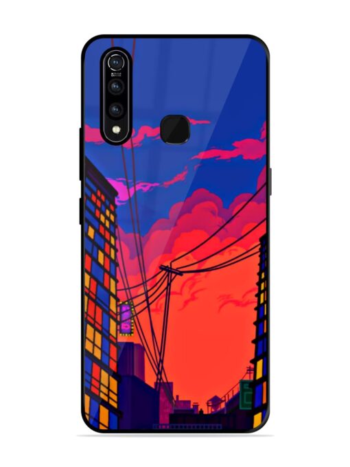 Metropolitan Area Glossy Metal Phone Cover for Vivo Z1 Pro Zapvi