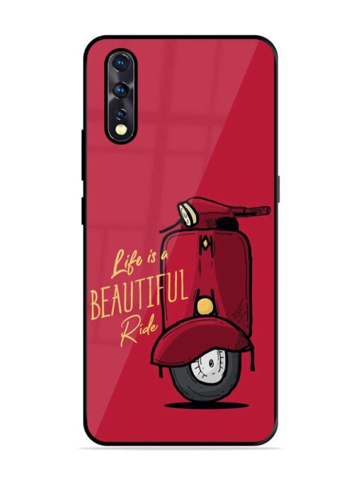 Life Is Beautiful Rides Glossy Metal Phone Cover for Vivo Z1X Zapvi