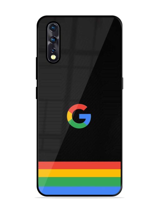 Google Logo Art Glossy Metal Phone Cover for Vivo Z1X Zapvi