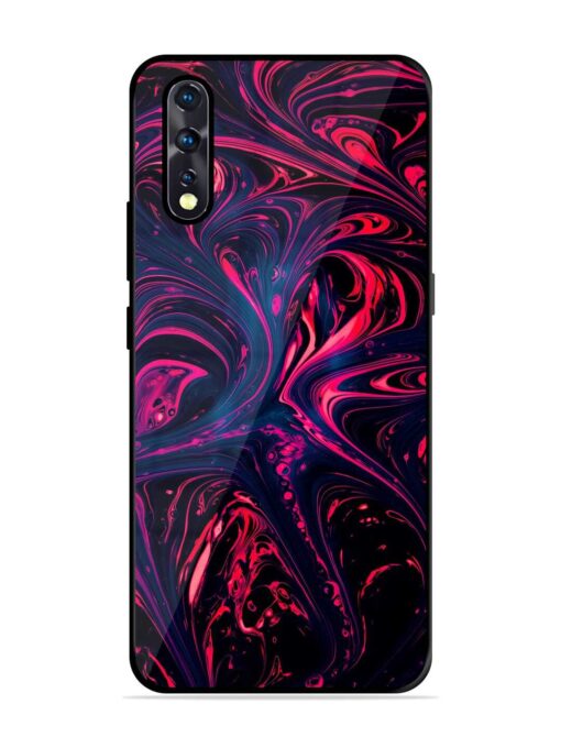 Abstract Background Glossy Metal Phone Cover for Vivo Z1X Zapvi