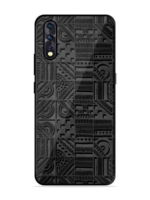 Seamless Pattern Glossy Metal Phone Cover for Vivo Z1X Zapvi