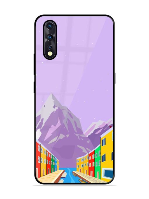 Venice City Illustration Glossy Metal Phone Cover for Vivo Z1X Zapvi