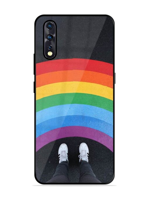 Legs Rainbow Glossy Metal TPU Phone Cover for Vivo Z1X Zapvi