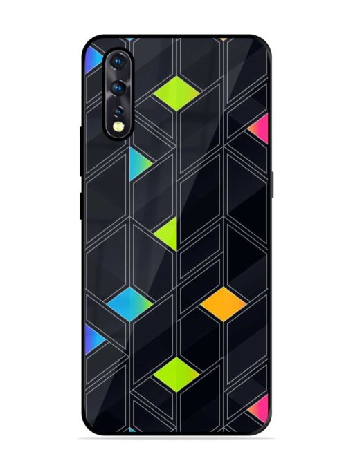 Abstract Mosaic Seamless Glossy Metal Phone Cover for Vivo Z1X Zapvi