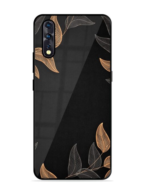 Foliage Art Glossy Metal Phone Cover for Vivo Z1X Zapvi