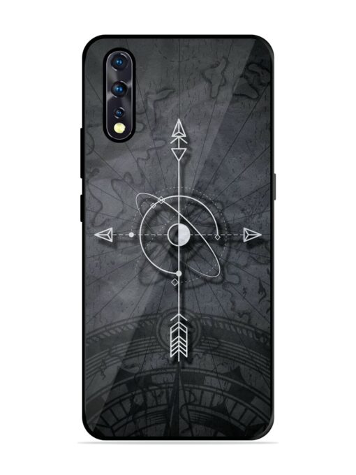 Lighting Cross Glossy Metal Phone Cover for Vivo Z1X Zapvi