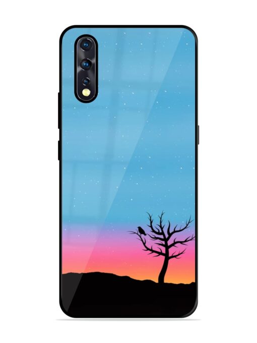 Natural Gradient Glossy Metal Phone Cover for Vivo Z1X Zapvi