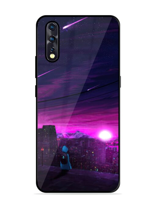 Empty Attempt Glossy Metal Phone Cover for Vivo Z1X Zapvi