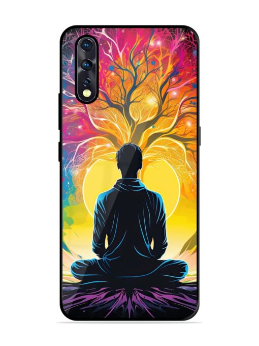 Mind Colourful Glossy Metal Phone Cover for Vivo Z1X Zapvi