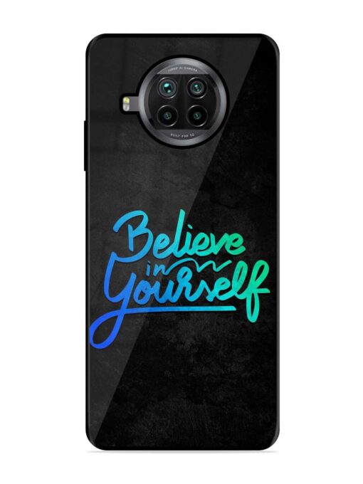 Believe In Yourself Glossy Metal Phone Cover for Xiaomi Mi 10I (5G)