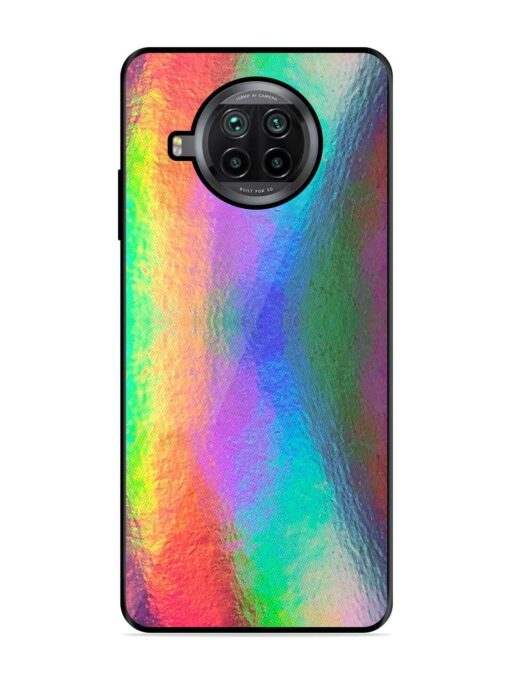 Colorful Holographic Background Glossy Metal TPU Phone Cover for Xiaomi Mi 10I (5G) Zapvi