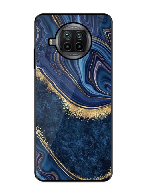 Abstract Background Blue Glossy Metal TPU Phone Cover for Xiaomi Mi 10I (5G) Zapvi