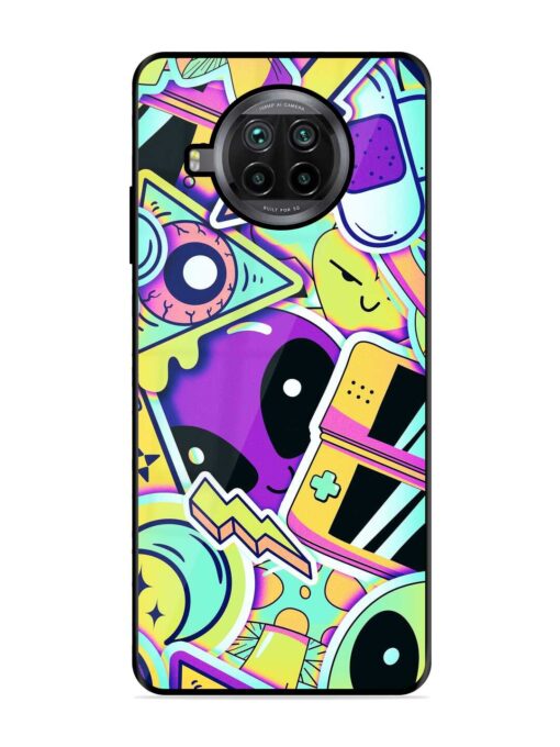 Scratch Art Glossy Metal Phone Cover for Xiaomi Mi 10I (5G)