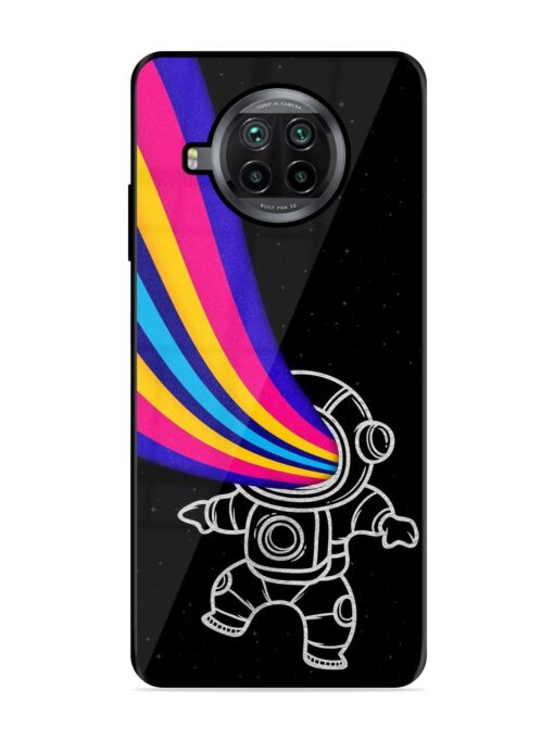 Astronaut Glossy Metal TPU Phone Cover for Xiaomi Mi 10I (5G)