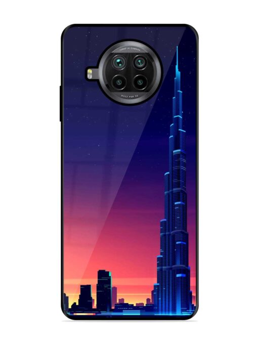 Burj Khalifa Abstract Glossy Metal Phone Cover for Xiaomi Mi 10I (5G)