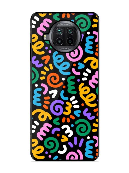 Colorful Seamless Vector Glossy Metal Phone Cover for Xiaomi Mi 10I (5G)