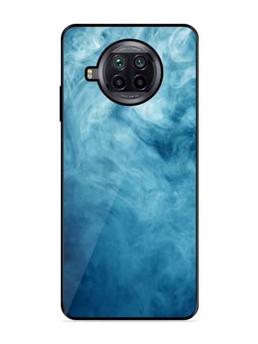 Blue Smoke Art Glossy Metal Phone Cover for Xiaomi Mi 10I (5G)