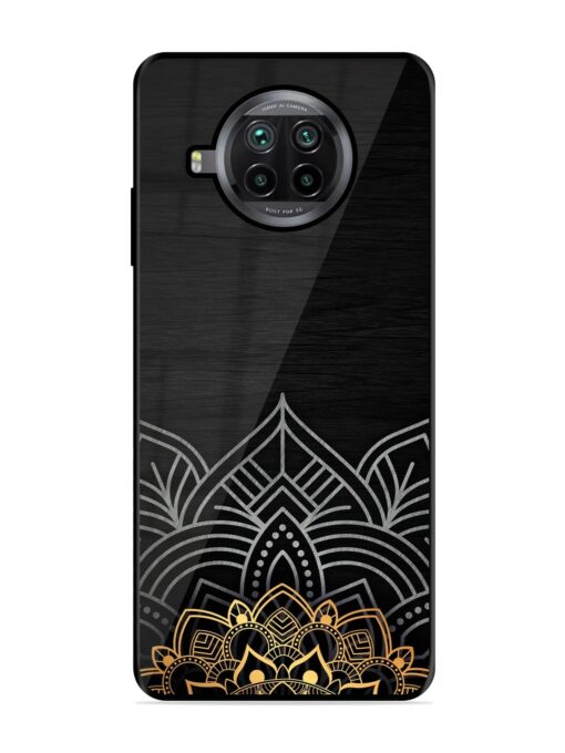 Decorative Golden Pattern Glossy Metal Phone Cover for Xiaomi Mi 10I (5G)