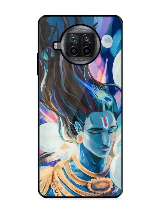 Bhagwan Sri Krishna Glossy Metal Phone Cover for Xiaomi Mi 10I (5G)