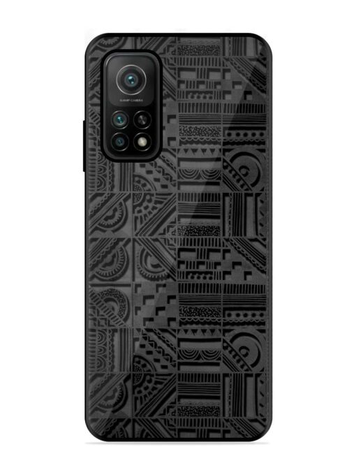 Seamless Pattern Glossy Metal Phone Cover for Xiaomi Mi 10T (5G) Zapvi