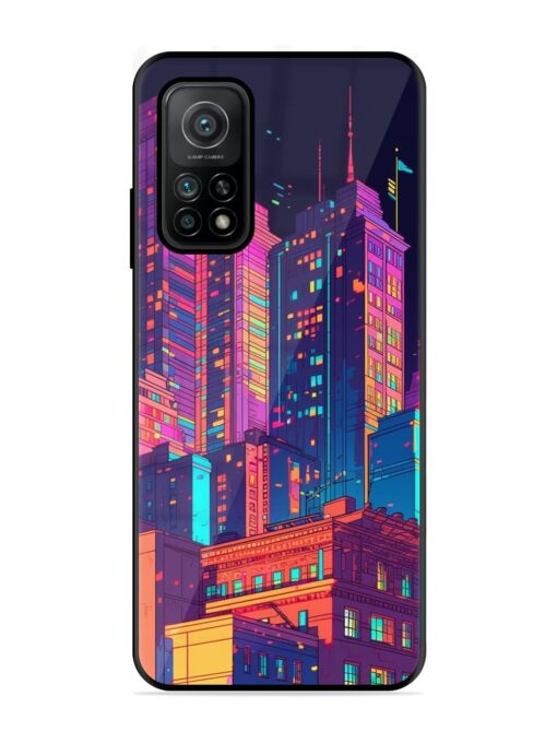 City View Glossy Metal Phone Cover for Xiaomi Mi 10T (5G)