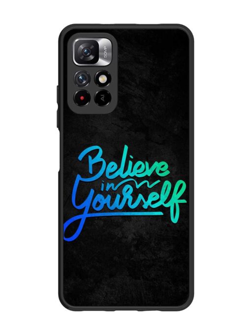 Believe In Yourself Glossy Metal Phone Cover for Xiaomi Mi 11I (5G)