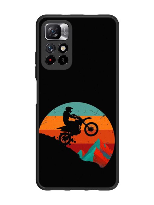 Mountain Bike Glossy Metal Phone Cover for Xiaomi Mi 11I (5G)