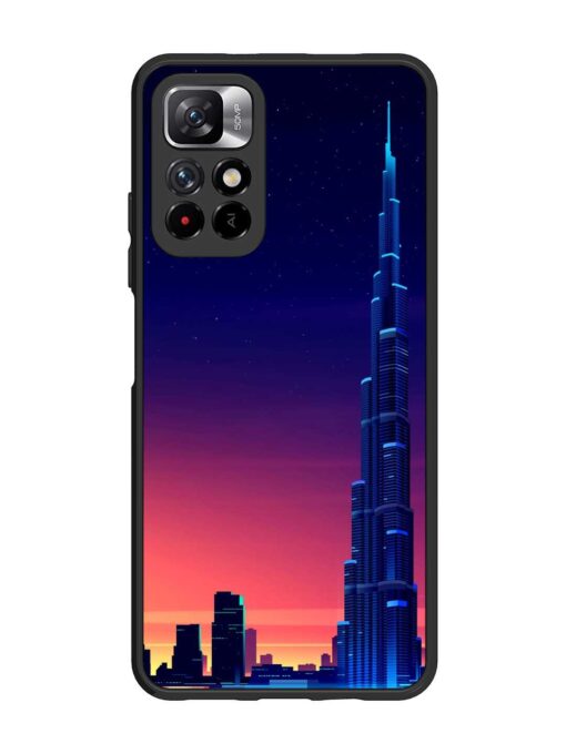 Burj Khalifa Abstract Glossy Metal Phone Cover for Xiaomi Mi 11I (5G)