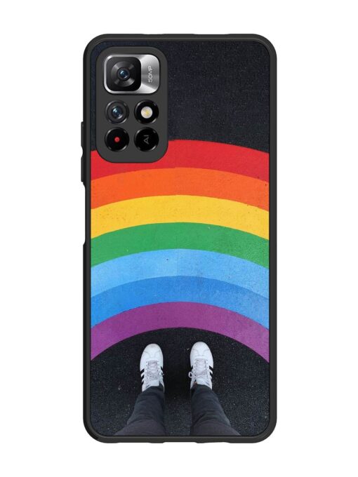 Legs Rainbow Glossy Metal TPU Phone Cover for Xiaomi Mi 11I (5G)